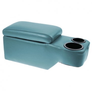 1964-67 FORD MUSTANG CLASSIC SADDLE MOUNTED CONSOLE - TURQUOISE