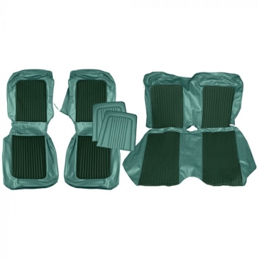 1968 FORD MUSTANG STANDARD/DELUXE COMPLETE UPHOLSTERY SET - CONVERTIBLE (TURQUOISE) *DISTINCTIVE INDUSTRIES