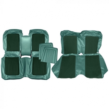 1968 FORD MUSTANG STANDARD/DELUXE BENCH COMPLETE UPHOLSTERY SET - COUPE (TURQUOISE) *DISTINCTIVE INDUSTRIES