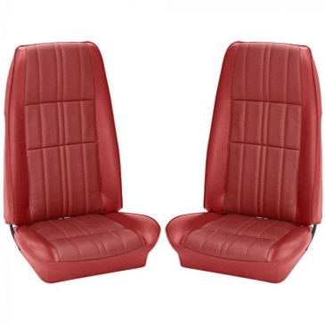1971-73 FORD MUSTANG COMPLETE DELUXE UPHOLSTERY SET - COUPE (VERMILION) TMI PRODUCT