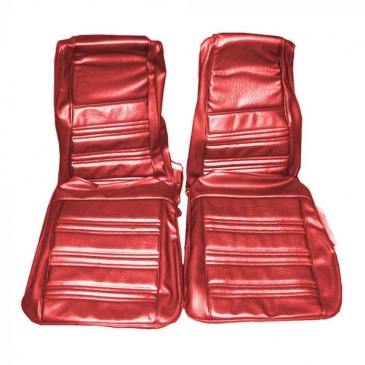 1970 FORD MUSTANG STANDARD COMPLETE UPHOLSTERY SET - COUPE (VERMILION) DISTINCTIVE INDUSTRIES