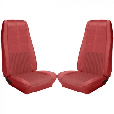 1970 FORD MUSTANG DELUXE UPHOLSTERY WITH COMFORT WEAVE COMPLETE SET - COUPE (VERMILION) TMI PRODUCT