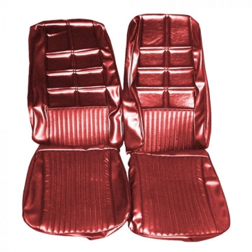 1970 FORD MUSTANG DELUXE UPHOLSTERY WITH COMFORT WEAVE COMPLETE SET - COUPE (VERMILION) DISTINCTIVE INDUSTRIES