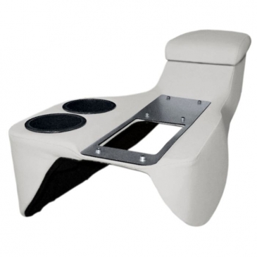 1971-73 FORD MUSTANG CLASSIC CRUISER HUMPHUGGER CONSOLE - WHITE (CONVERTIBLE)