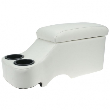 1964-1973 FORD MUSTANG CLASSIC HUMPHUGGER CONSOLE - WHITE (CONVERTIBLE)