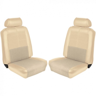1969 FORD MUSTANG COMPLETE DELUXE WITH COMFORT WEAVE UPHOLSTERY SET - FASTBACK (WHITE) TMI PRODUCT