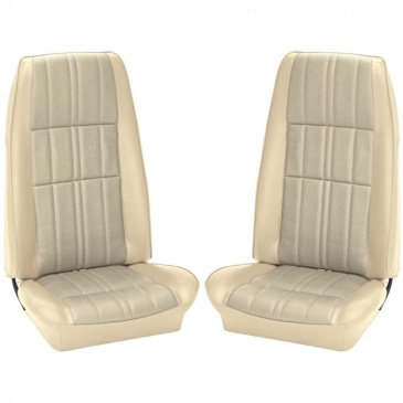 1971-73 FORD MUSTANG COMPLETE DELUXE UPHOLSTERY SET - FASTBACK (WHITE) TMI PRODUCT