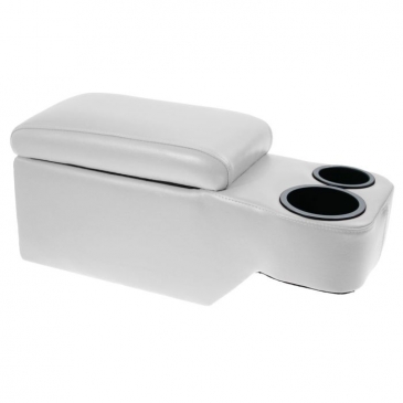 1964-67 FORD MUSTANG CLASSIC SADDLE MOUNTED CONSOLE - WHITE