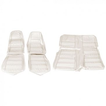 1970 FORD MUSTANG STANDARD COMPLETE UPHOLSTERY SET - FASTBACK (WHITE) DISTINCTIVE INDUSTRIES
