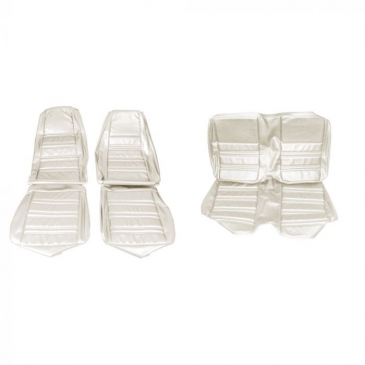 1970 FORD MUSTANG STANDARD COMPLETE UPHOLSTERY SET - CONVERTIBLE (WHITE) DISTINCTIVE INDUSTRIES
