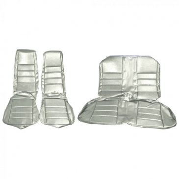 1971-73 FORD MUSTANG STANDARD COMPLETE UPHOLSTERY SET - COUPE (WHITE) DISTINCTIVE INDUSTRIES