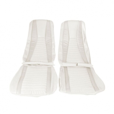 1971-73 FORD MUSTANG MACH 1 COMPLETE UPHOLSTERY SET - FASTBACK (WHITE/WHITE) DISTINCTIVE INDUSTRIES