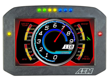 AEM CD-7F CARBON FLAT PANEL DIGITAL DASH DISPLAY