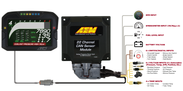AEM 22 CHANNEL CAN SENSOR MODULE