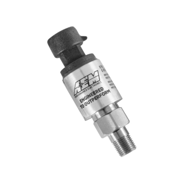 AEM STAINLESS STEEL PSIG SENSORS - 100 PSI - 1/8 In. NPT Male Thread W/ -4 And 3/16 NPT Adapters