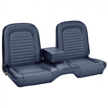 1965 FORD MUSTANG FRONT BENCH UPHOLSTERY ONLY - STANDARD (BLUE) *TMI PRODUCT