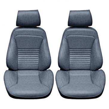 1967 FORD MUSTANG DISTINCTIVE INDUSTRIES STANDARD PROCAR TOURING II SEATS - (PAIR) BLUE