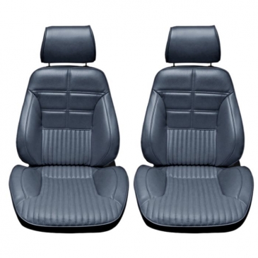 1969-70 FORD MUSTANG DISTINCTIVE INDUSTRIES DELUXE PROCAR TOURING II SEATS - (PAIR) BLUE
