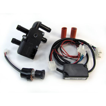 FORD MUSTANG OLD AIR PRODUCT INSIDE PACKAGE UNDERDASH A/C & HEAT SYSTEM, ENGINE TURNED FACEPLATE W/ ROUND LOUVERS, ELECTRONIC HEATER VALVE