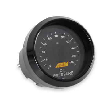 AEM DIGITAL OIL FUEL PRESSURE GAUGE 0-150 PSI /  AEM Digital Oil Fuel Pressure Gauge 0-150 PSI