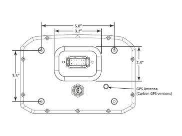 AEM CD-7 CARBON DIGITAL DASH DISPLAY (NON-LOGGING)