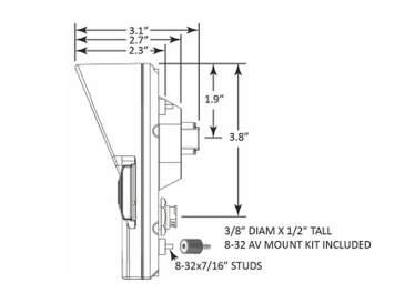 AEM CD-7 CARBON DIGITAL DASH DISPLAY (NON-LOGGING)