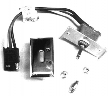 1965-66 FORD MUSTANG CONVERTIBLE TOP SWITCH BEZEL