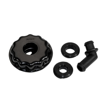 SCOTT DRAKE TWIST-ON OIL CAP W/ PCV ELBOW - BLACK