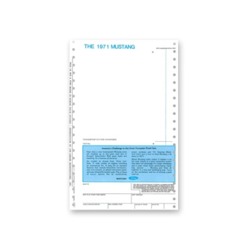SCOTT DRAKE NEW CAR WINDOW PRICE STICKER