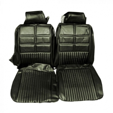 1969 FORD MUSTANG DELUXE COMPLETE UPHOLSTERY SET WITH COMFORT WEAVE - COUPE (DARK IVY-GOLD) DISTINCTIVE INDUSTRIES