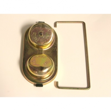 1967-1973 FORD MUSTANG DISC MASTER CYLINDER CAP - GOLD ANODIZED