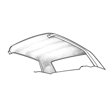 1965-1970 FORD MUSTANG COUPE HEADLINER (WHITE)