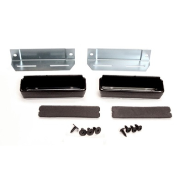 1965-1966 FORD MUSTANG PONY DOOR CUP KIT (BLACK)