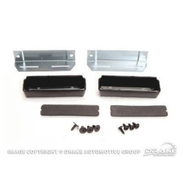1965-1966 Ford Mustang PONY DOOR CUP KIT (WHITE)
