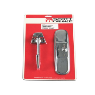1964-1966 FORD MUSTANG REAR VIEW MIRROR & ARM KIT
