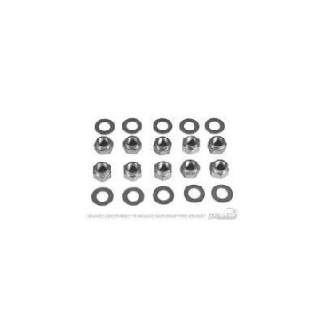 Scott Drake Rear End Housing Nut And Washer Kit (20 Piece)