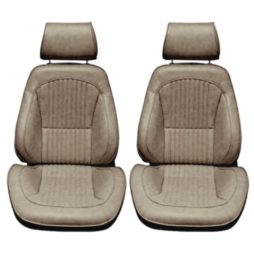 1967 FORD MUSTANG DISTINCTIVE INDUSTRIES DELUXE PROCAR TOURING II SEATS - (PAIR) PARCHMENT
