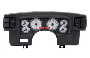 DAKOTA DIGITAL 1990- 93 FORD MUSTANG VHX INSTRUMENTS - SILVER ALLOY FACE / RED LIGHTING