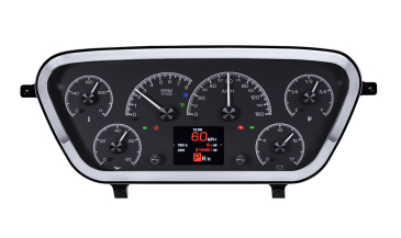 DAKOTA DIGITAL 1953- 55 Ford Pickup HDX Instruments - BLACK ALLOY