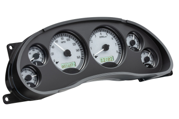 DAKOTA DIGITAL 1994- 2004 FORD MUSTANG VHX INSTRUMENTS - SILVER ALLOY FACE / WHITE LIGHTING