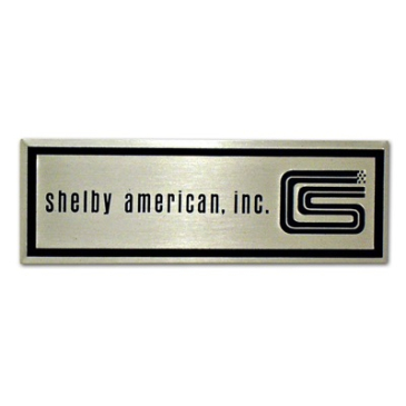SCOTT DRAKE SILL PLATE EMBLEM, SHELBY