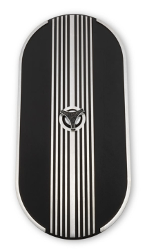 1965-73 SCOTT DRAKE ALUMINUM OVAL AIR CLEANER ASSEMBLY BLACK