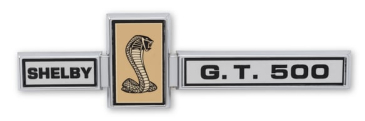 SCOTT DRAKE GRILL DASH AND DECK EMBLEM, PIN ON, GT500 SHELBY
