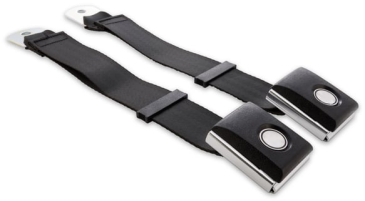 SCOTT DRAKE 3 POINT RETRACTABLE SEAT BELTS WITH VINTAGE PUSH BUTTON