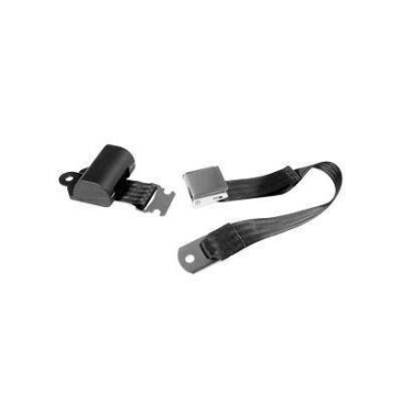 SCOTT DRAKE AFTERMARKET SEAT BELTS (BLACK, RETRACTABLE)