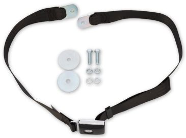 SCOTT DRAKE PUSH BUTTON SEAT BELT BLACK
