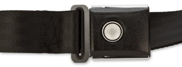 SCOTT DRAKE PUSH BUTTON SEAT BELT BLACK