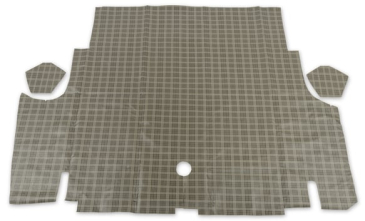 1965-1968 FORD MUSTANG COUPE, CONVERTIBLE VINYL TRUNK MAT PLAID PATTERN