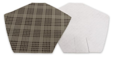 1965-1968 FORD MUSTANG COUPE, CONVERTIBLE VINYL TRUNK MAT PLAID PATTERN