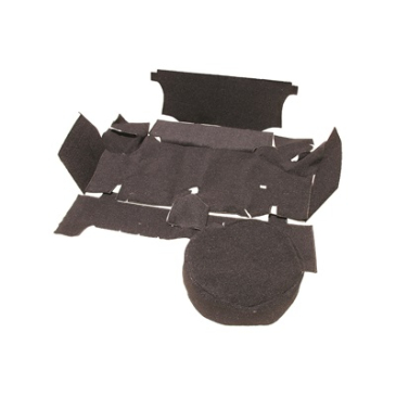 SCOTT DRAKE TRUNK CARPET KIT (COUPE, BLACK)